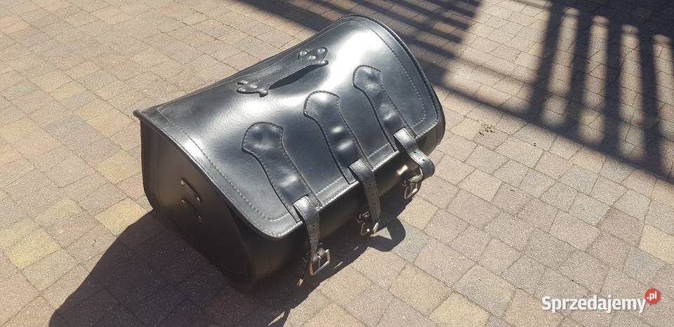 Kufer motocyklowy skórzany mazowieckie Borzęcin Duży