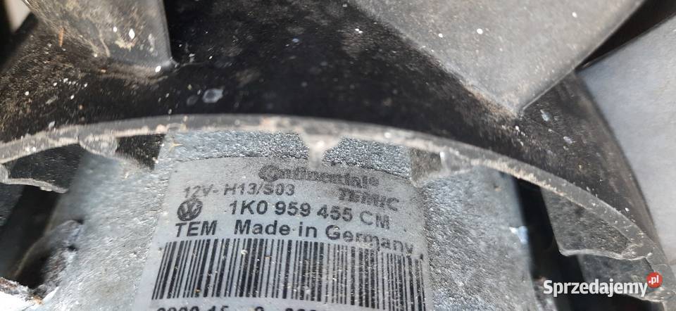 vw touran wentylator chłodnicy Siechnice sprzedam
