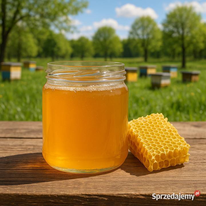 Słoik 405 ml fi82 Karton 60 wieczka miodowe