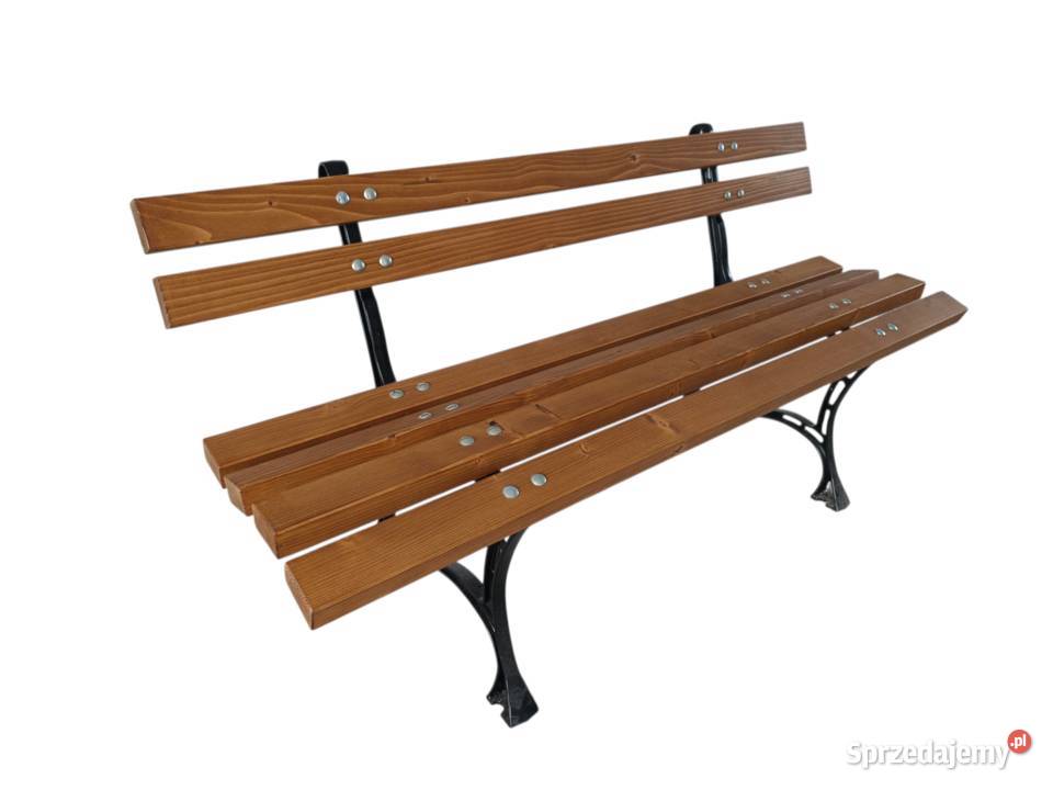 Ławka klasyczna 150 aluminiowe nogi profilowane Miechów