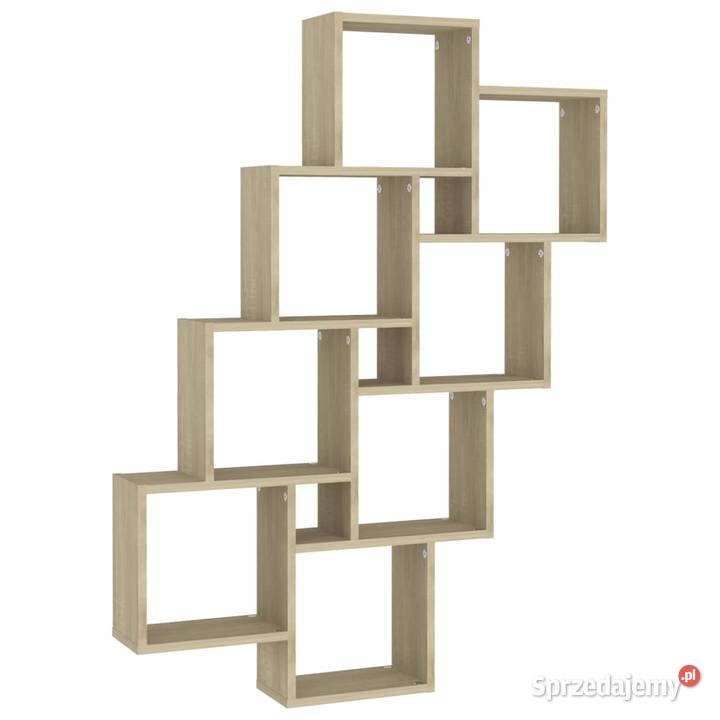 vidaXL Półka ścienna w formie kostek dąb sonoma Warszawa