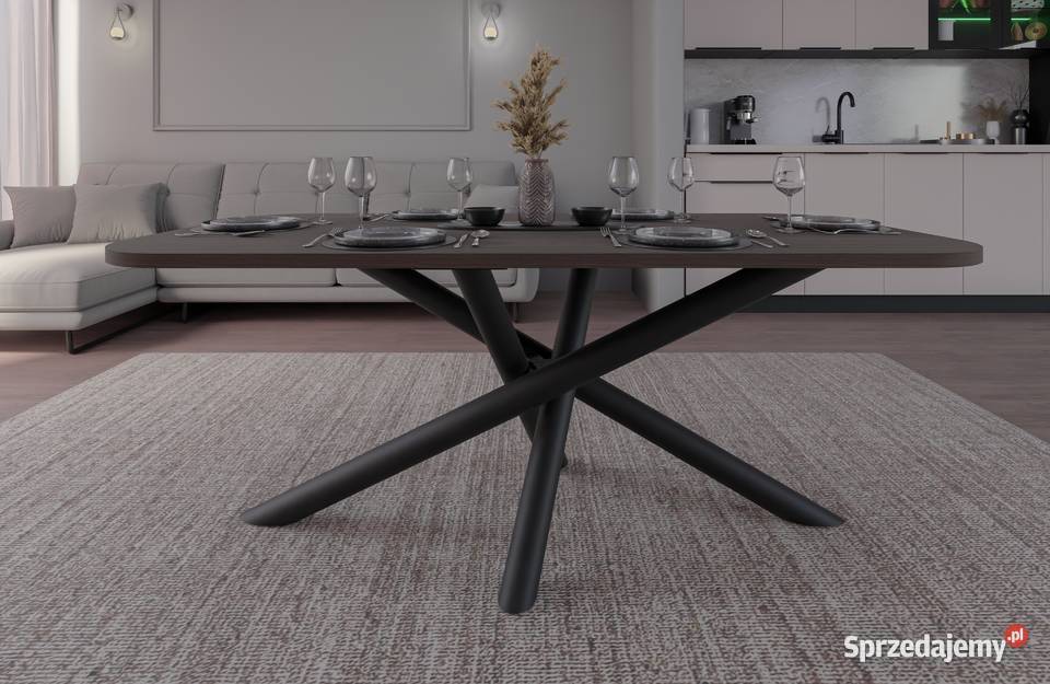 Nowość duży stół 185x90 stelaż pająk 4 kolory 185cm Katowice