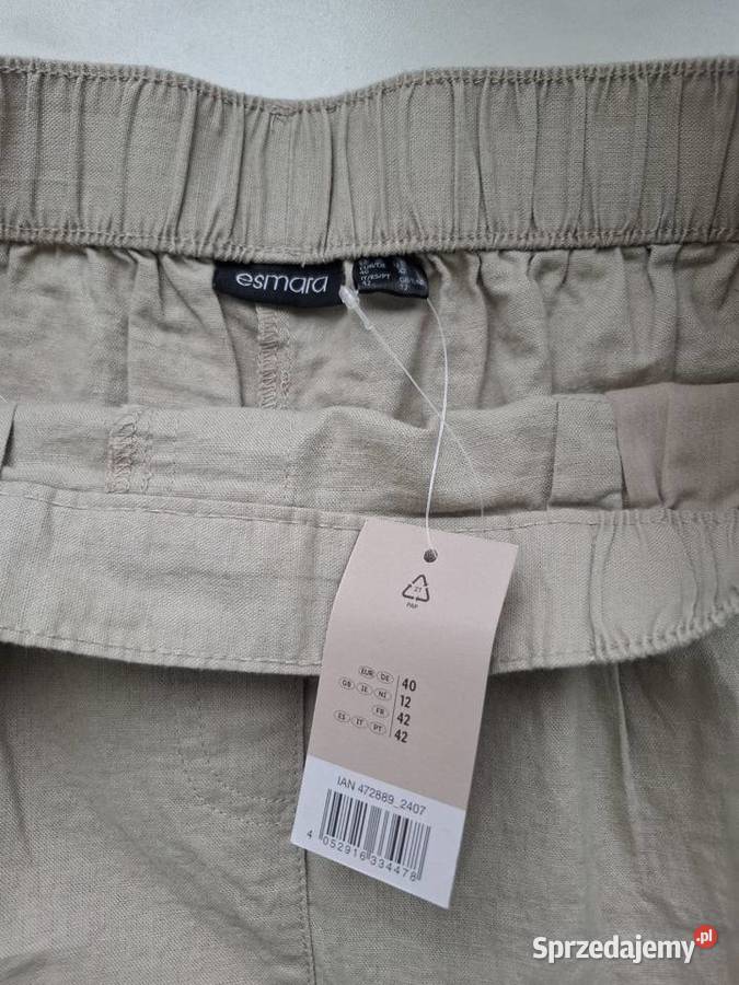 Casualowe szorty lenbawełna rozmiar 40 Warszawa sprzedam