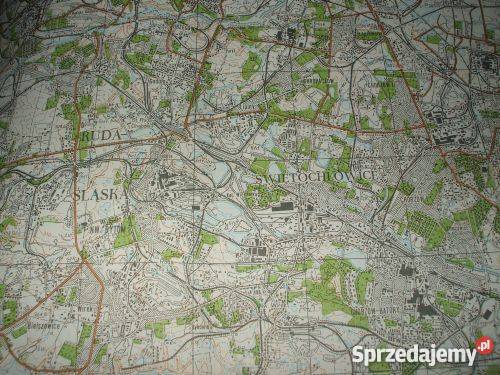 KATOWICE ŚLĄSK MAPA GEODEZYJNA Katowice
