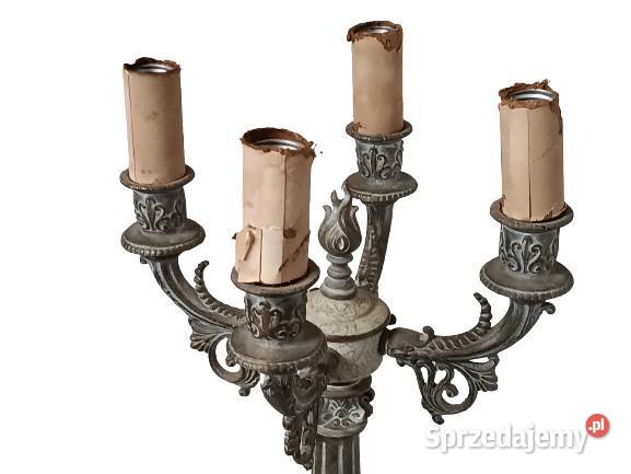 Duża stara secesyjna lampa 59 Antyki, Sztuka, Kolekcje Rzeszów