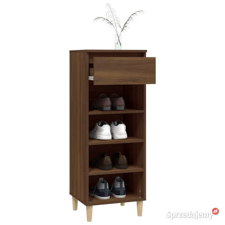 Szafka na buty brązowy dąb 40x36x105 WM819779 Dom i Ogród Warszawa sprzedam