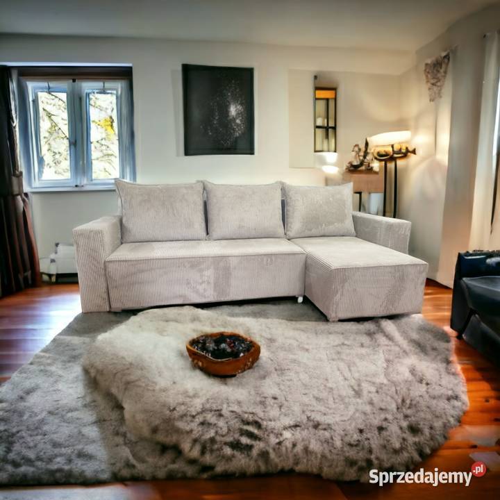 Narożnik w tkaninie zoom 2 dostępny ręki śląskie Sosnowiec sprzedam