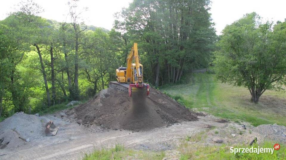 Łyżka przesiewająca do koparki 1020 ton torf śląskie Rybnik