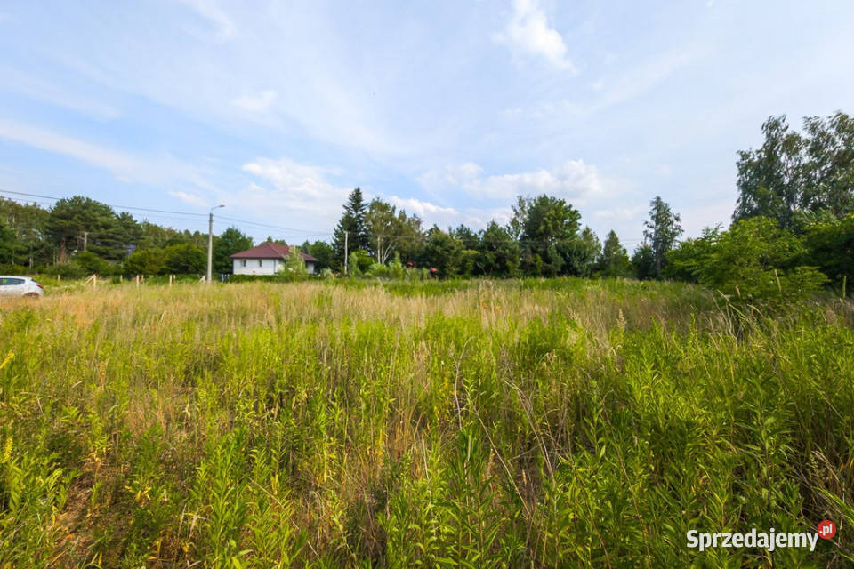 Justynów działka 1299 m pozwolenie i media