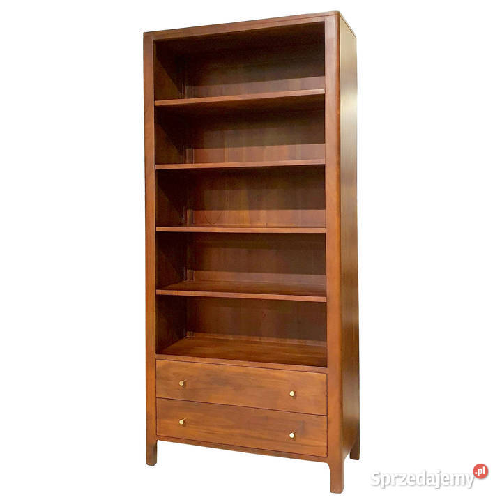 Drewniany regał 90 MILANO z szufladami z akacji Lublin sprzedam
