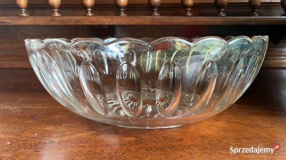 Salaterka miska owocarka To szkło Wzór to owalne Gdańsk