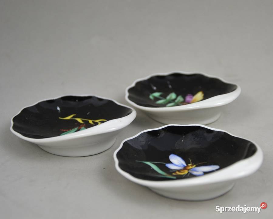 porcelanowy mini talerzyk na miód konfitury sprzedam
