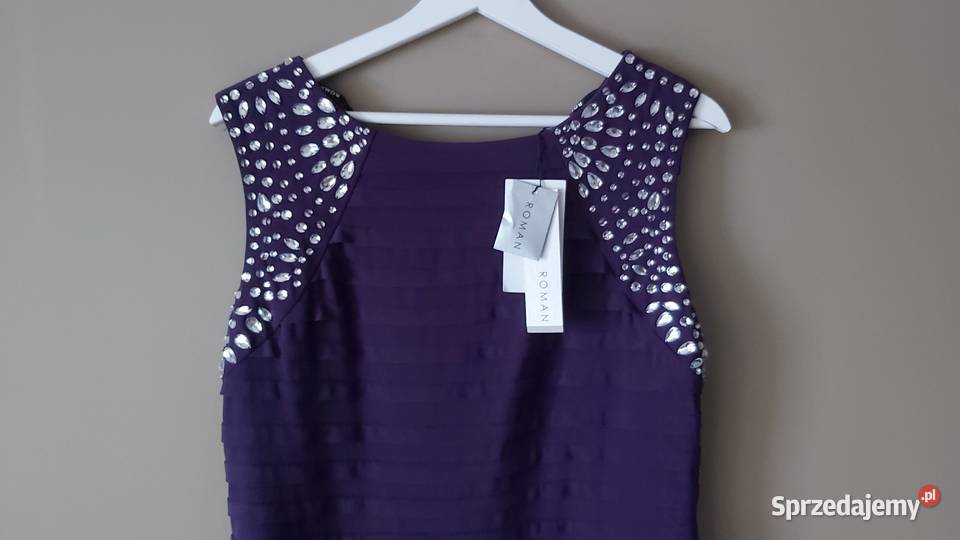 Efektowna nowa sukienka rozmiar 16 LXL Lublin sprzedam
