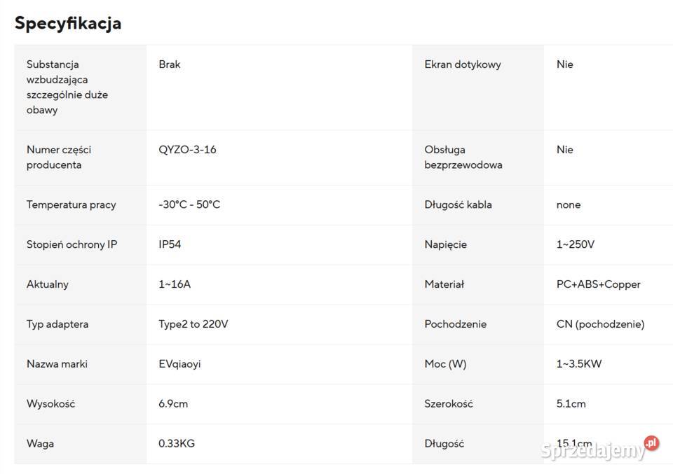 Przejściówka Type2 Shuko 230V czyli normalne śląskie Mysłowice
