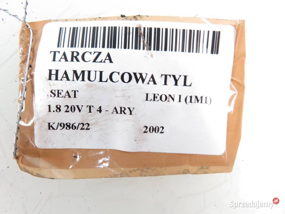 TARCZE HAMULCOWA PRZÓD SEAT LEON I