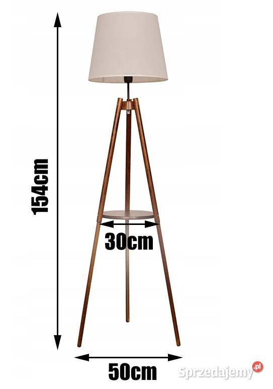 LAMPA STOJĄCA PODŁOGOWA TRÓJNÓG ZE STOLIKIEM Choroszcz sprzedam
