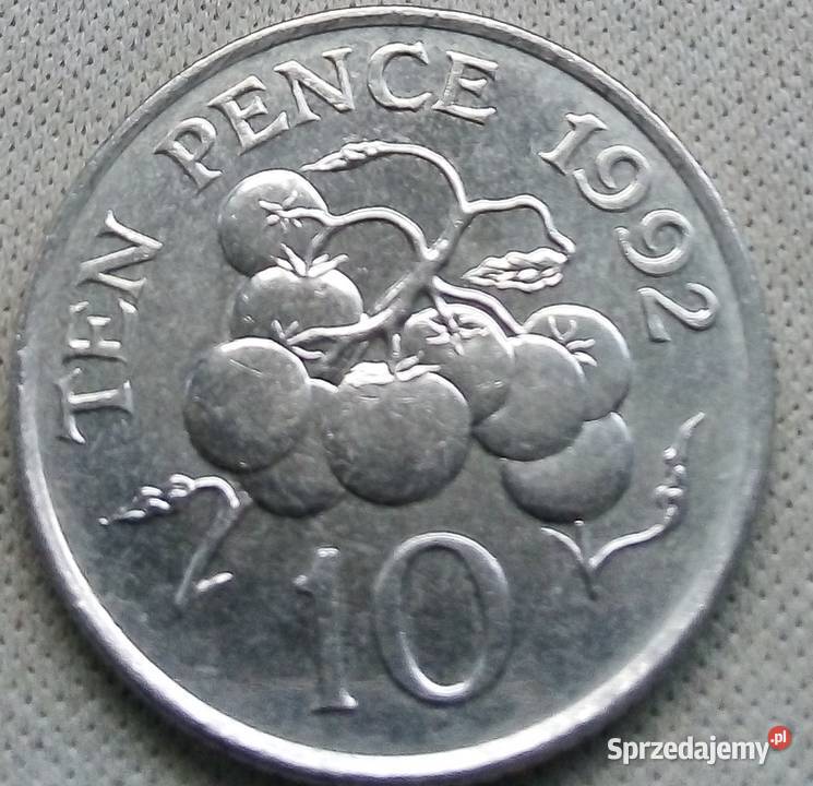 GUERNSEYTEN PENCE1992 r mazowieckie Legionowo sprzedam