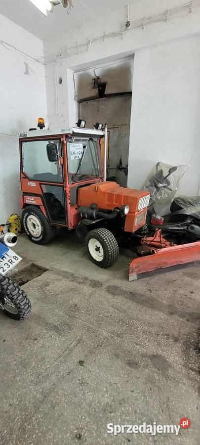 Traktorek Hako 3800D Hakotrac 40 pług szczotka Malinie