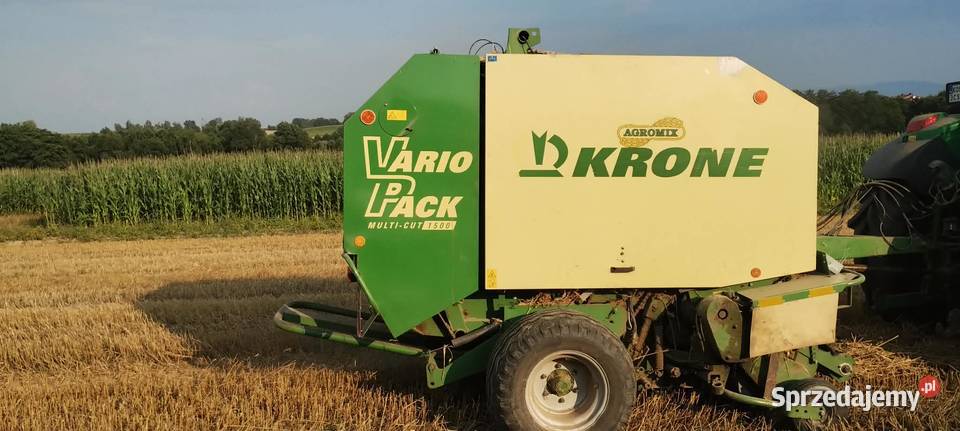 Sprzedam prasę krone variopack 1500 Maszyny rolnicze małopolskie Oświęcim sprzedam