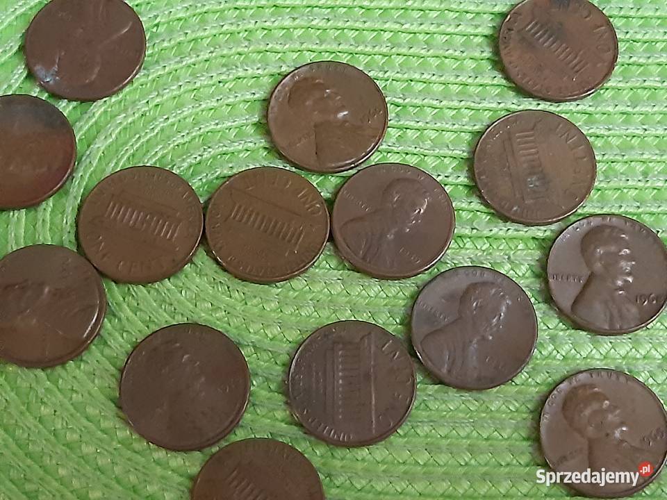 monety USA 1 centówki Numizmatyka sprzedam