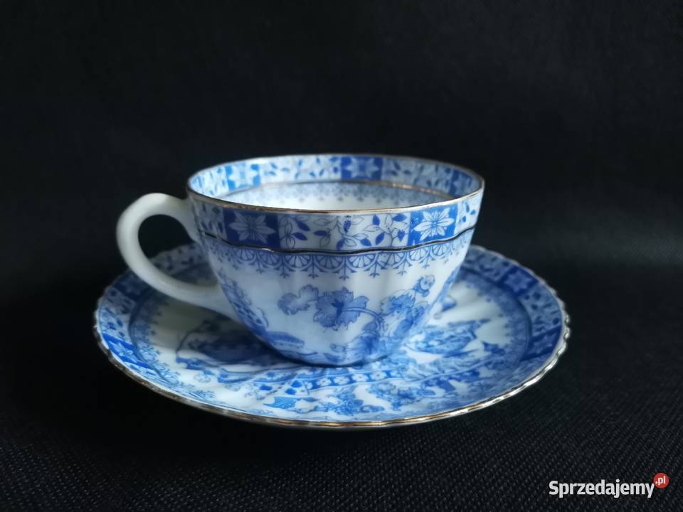 Stara przedwojenna filiżanka Echt China Blau Katowice sprzedam