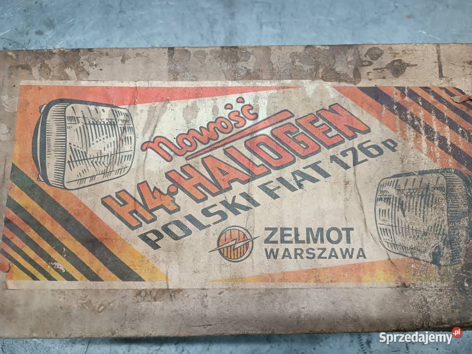 Nowe lampy Zelmot H4 do 126p Nowość PRL Kraków