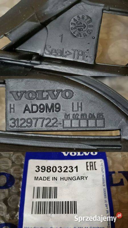 VOLVO XC60 I Do 2017 Listwa Pionowa Szyby Listwy i nakładki Pleszew