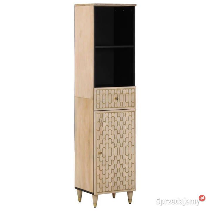 Szafka łazienkowa 38x33x160 lite drewno mango Warszawa