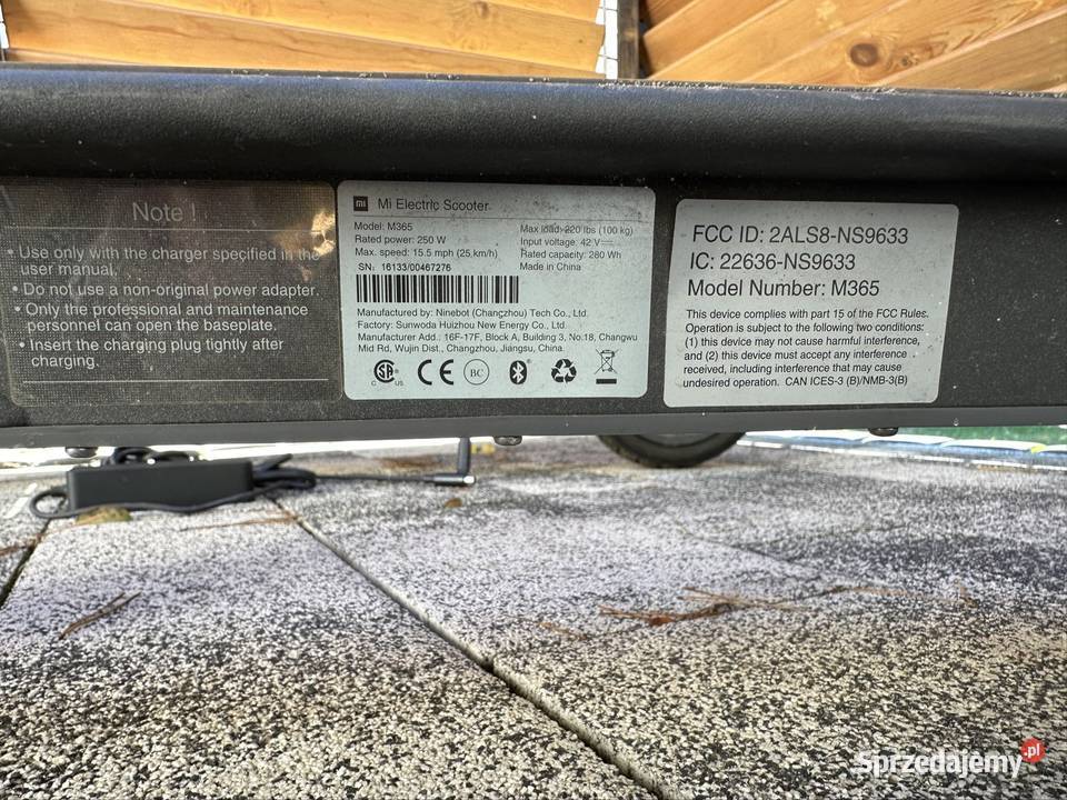Hulajnoga elektryczna Xiaomi Mi M365 2 sztuki Poddębice