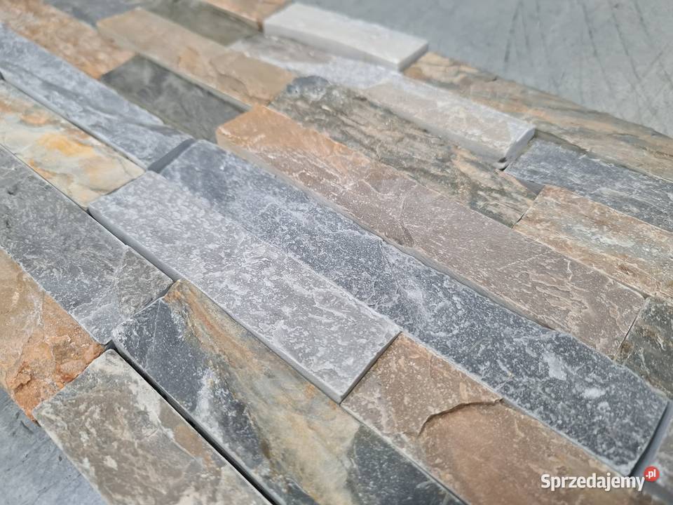Kamień Naturalny Slate Grey Mix Yellow 10 x 35 mazowieckie Warszawa