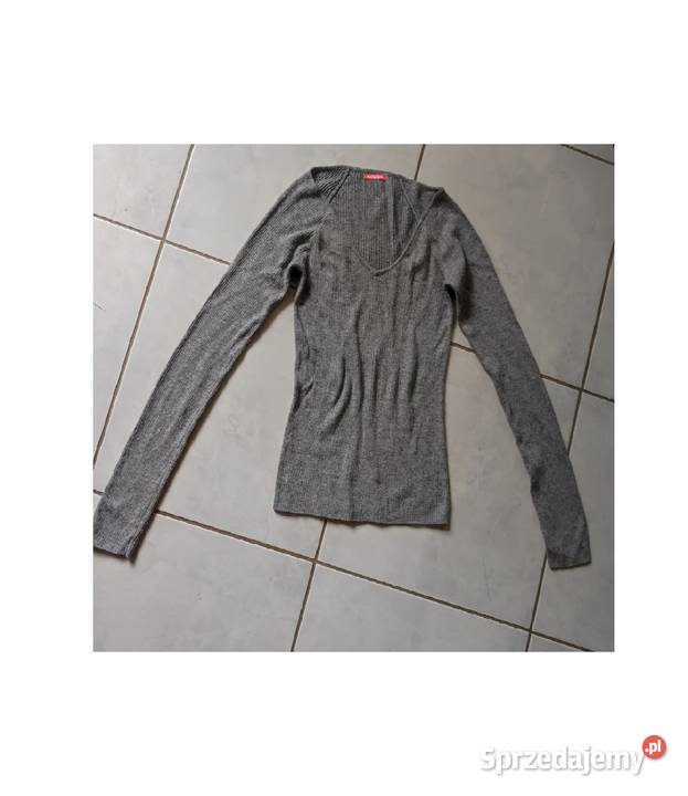 kaszmirowy sweter sweterek szary mięciutki Kielce sprzedam
