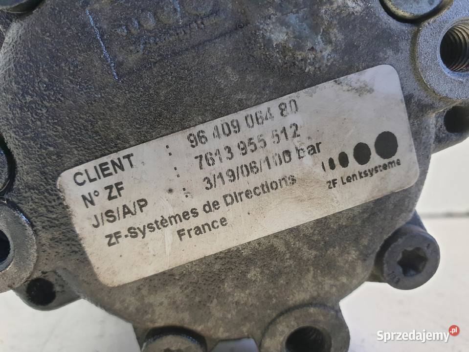 Peugeot Expert 20 HDI POMPA WSPOMAGANIA