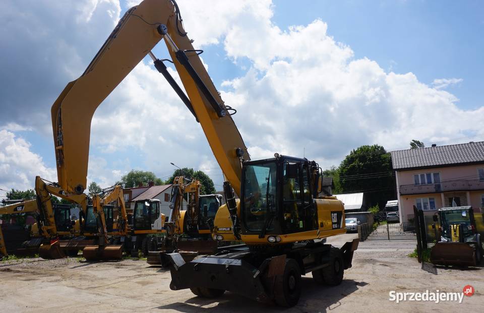 Koparka kołowa CAT M 318D MH 2014 Jeziorko sprzedam