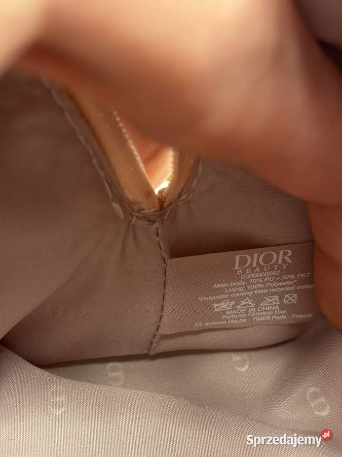 Kosmetyczka z Diora Dior oryginalna pudrowo podkarpackie Jasło