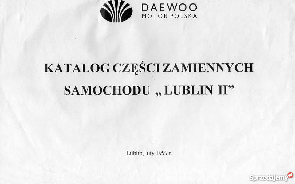Katalog części Lublin 2