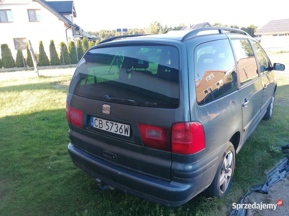 Seat Alhambra 18T 2007 gaz uszkodzony sprowadzony kujawsko-pomorskie Prądocin