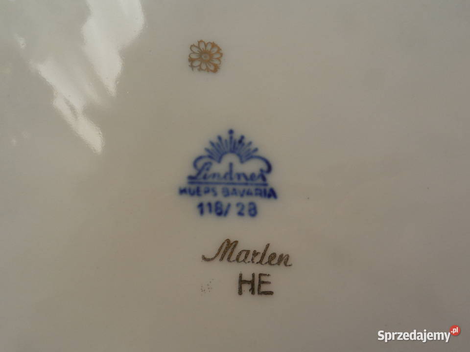 Porcelanowa patera LINDNER MARLEN ecruzłoceń Raszków sprzedam