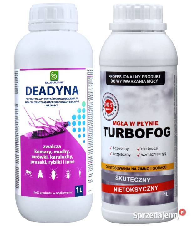 DEADYNA 1L TURBOFOG 1L komary muchy karaluchy Pozostałe Zahajki