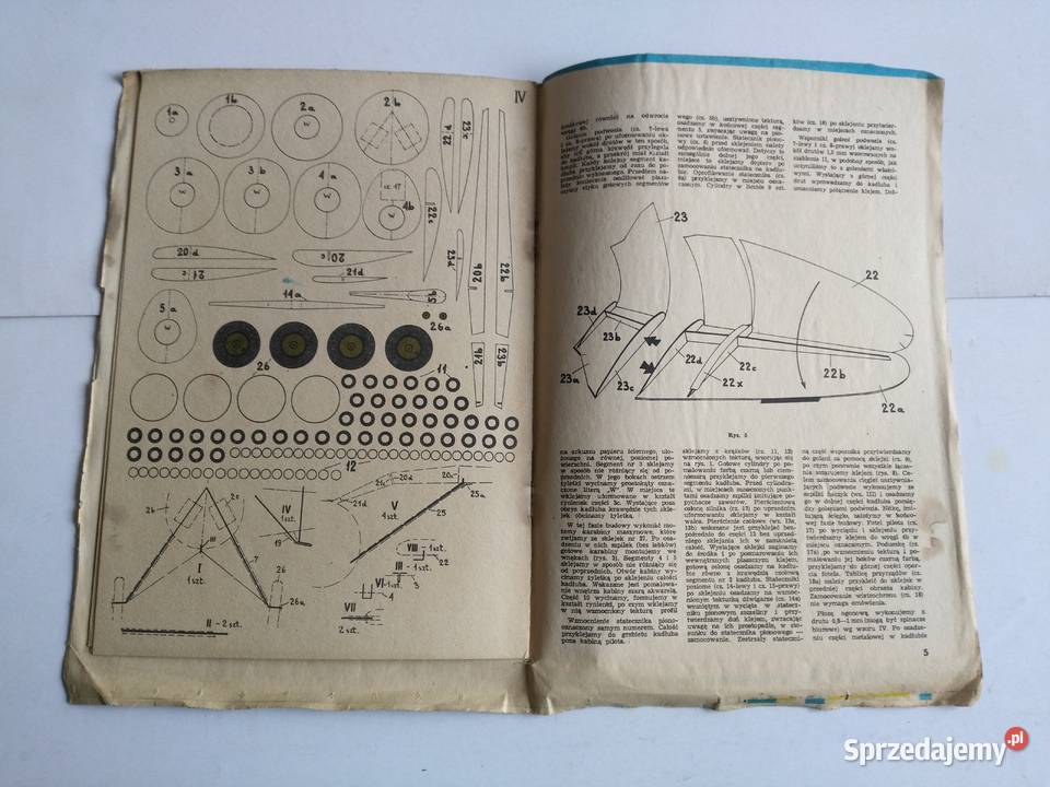 Mały Modelarz 91980 Samolot myśliwski PIIC Dąbrowa Górnicza sprzedam