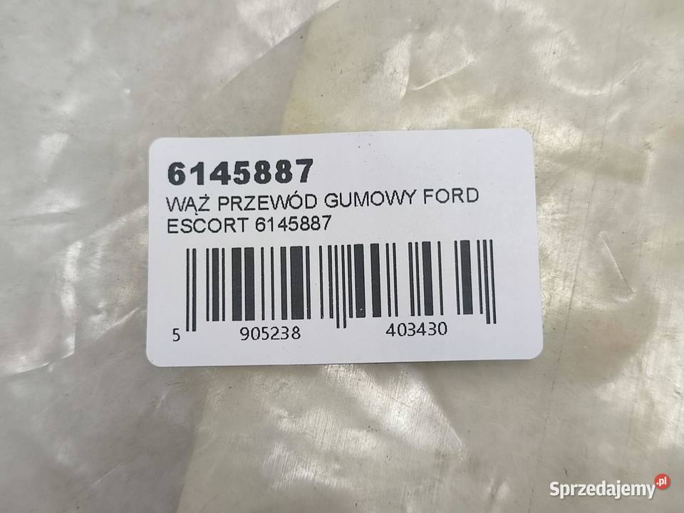 WĄŻ PRZEWÓD GUMOWY FORD ESCORT MK4 19861992 NOWY osobowe