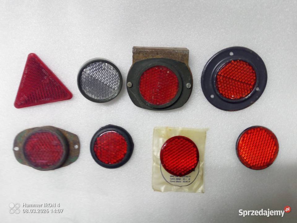 Odblaski stare światło odblaskowe auto motor podkarpackie Przemyśl