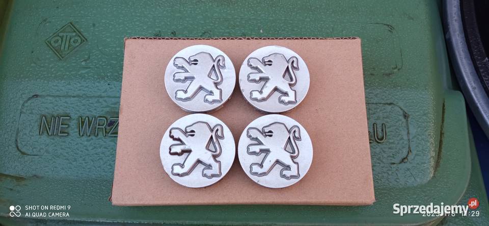 dekileki Peugeot 51mm alufelgi Ostrzeszów sprzedam