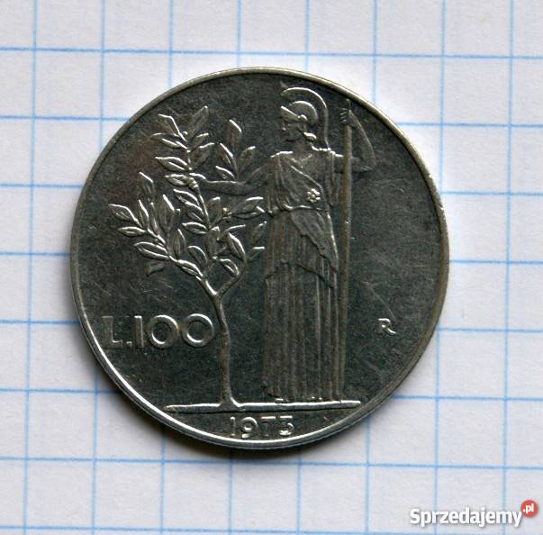 100 LIRÓW 1973 WŁOCHY Piszczac