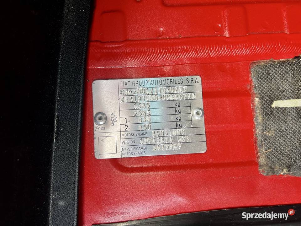 Fiat Grande Punto EVO 14 138 Super stan 1368cm3 śląskie Tychy sprzedam