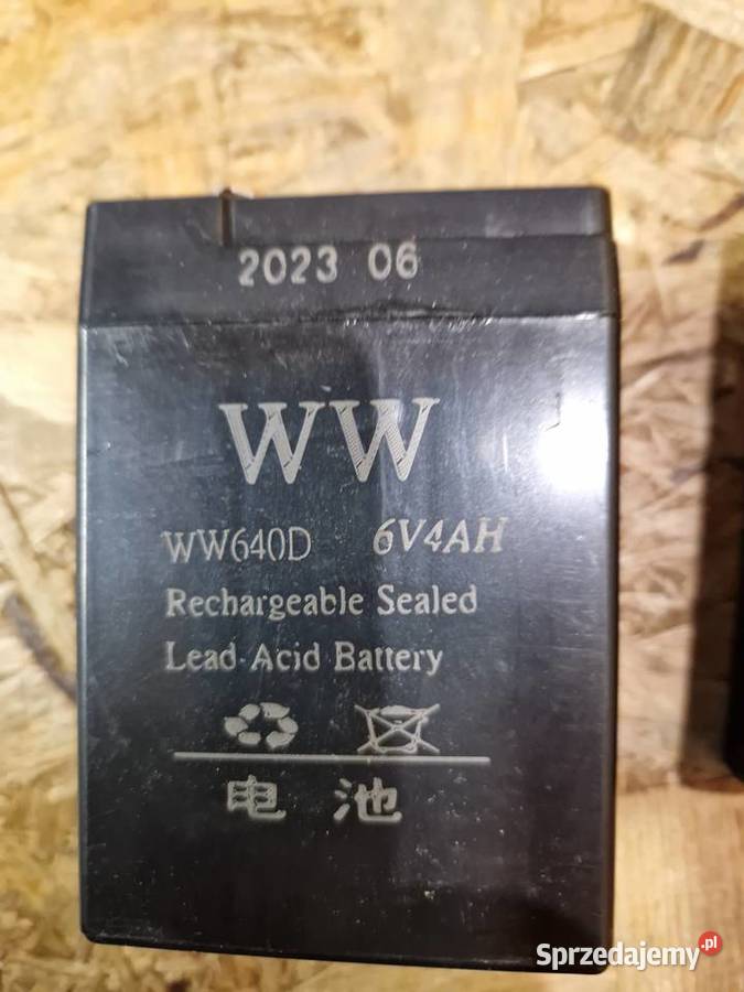 AKUMULATOR BEZOSBŁUGOWY ŻELOWY 6V 4Ah UPS Głogowa