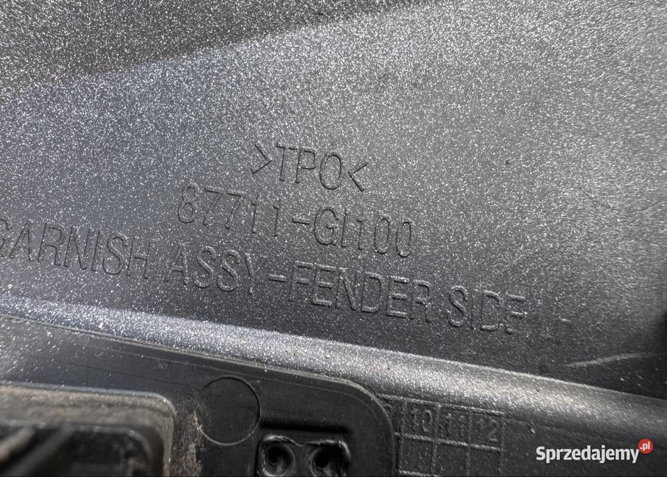 Listwa błotnika przód lewa lh hyundai Ioniq 5 V wielkopolskie