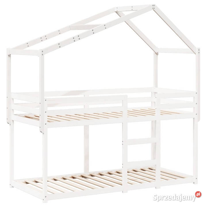 Daszek do łóżka dziecięcego biały 203x955x142