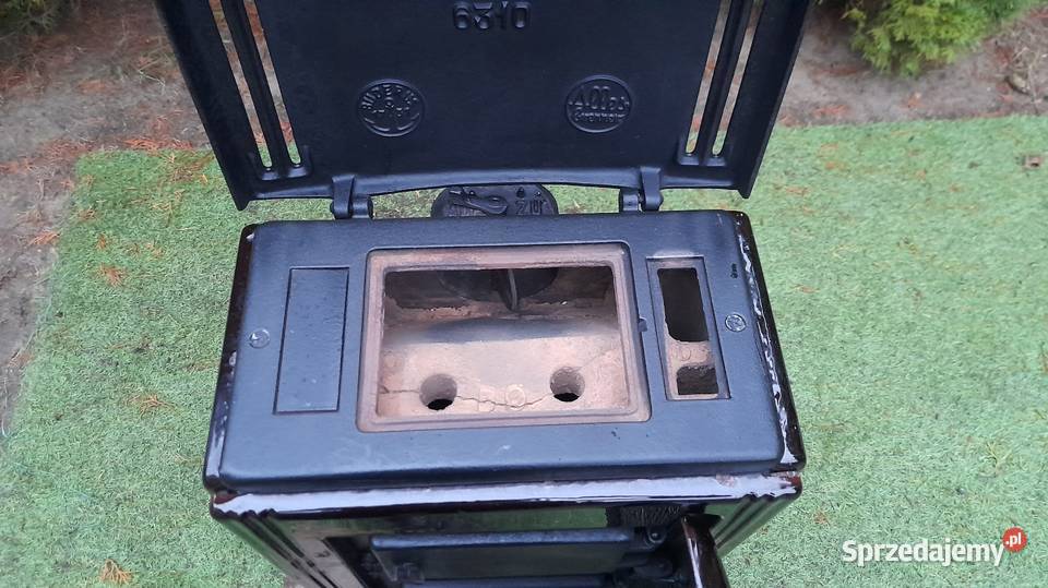 Piec koza żeliwny szamot emaliowany buderus Garby