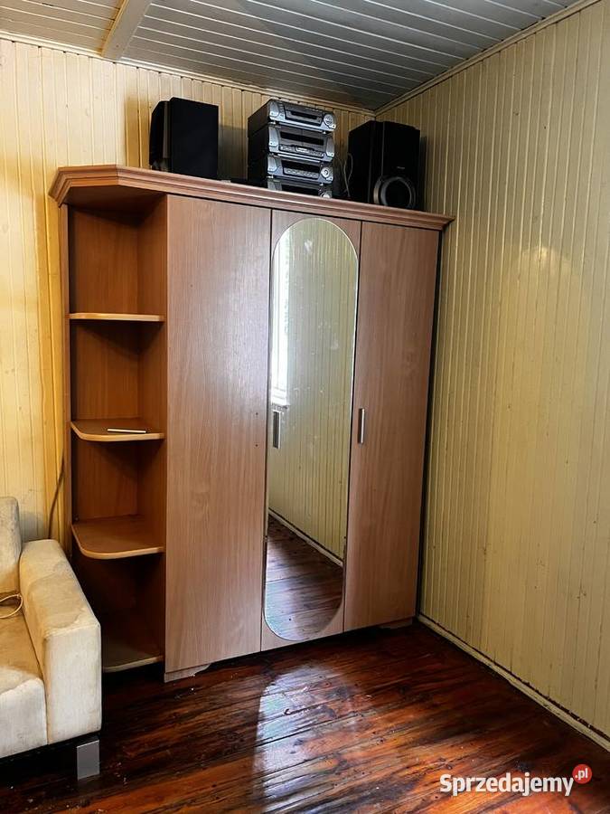 Szafa garderoba z wieszakami lustrem 190cm sprzedam