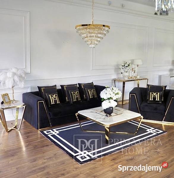 Designerska sofa klasyczna do salonu do gabinetu